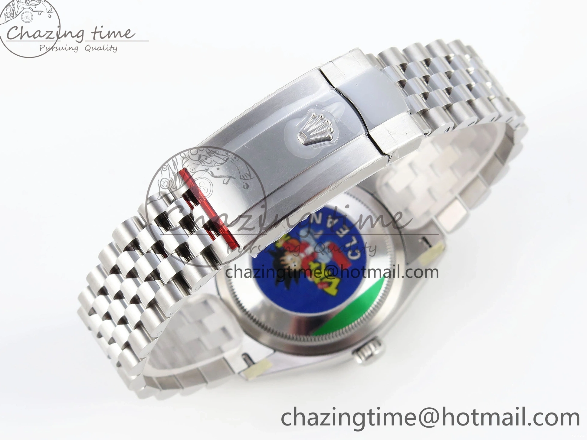 MiroTime 0424 FastDry DateJust 36 126234 Clean 1:1 Best Edition 904L Steel Blue Textured Diamonds Dial on Jubilee Bracelet VR 1967